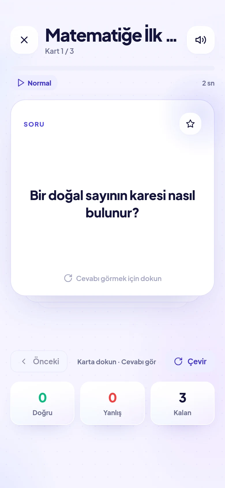 Çalışma Modu